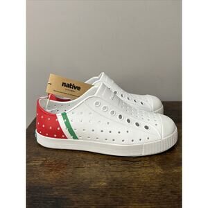 NEW Native Kids Jefferson BLOCK Sandals Size C13 ~ MEXICO FLAG Red,White,Green